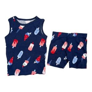 Popsicle PJs. Toddler girl. Size 12 months.
